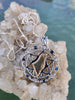 Load image into Gallery viewer, 9K Gold and Sterling Silver Map of Israel and Star Of David with Blue and White CZ | Land of Israel Jewelry | Journey Blessing Necklace
