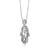 Shema Israel: Sterling Silver Hamsa Necklace