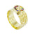 14K Yellow Gold Hoshen Ring Attracting abundance and forming a direct connection with the Creator- The High Priest's blessing amulet
