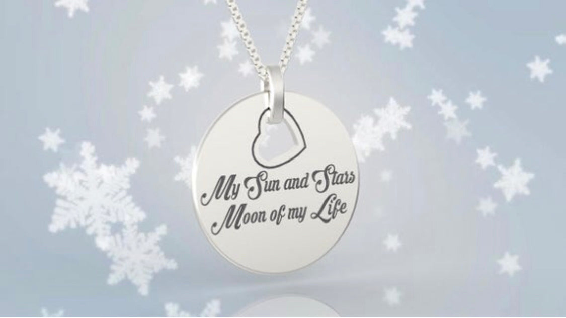 Moon of My Life, My Sun Stars, Game of Thrones Necklaces, her necklace, Daenerys Targaryen, khaleesi necklace, Love And Friendship Jewelry