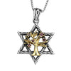 A Unique Silver Star of David and Tree of Life Style Pendant Necklace |  An awesome anniversary and, From Israel | Religious Jewelry
